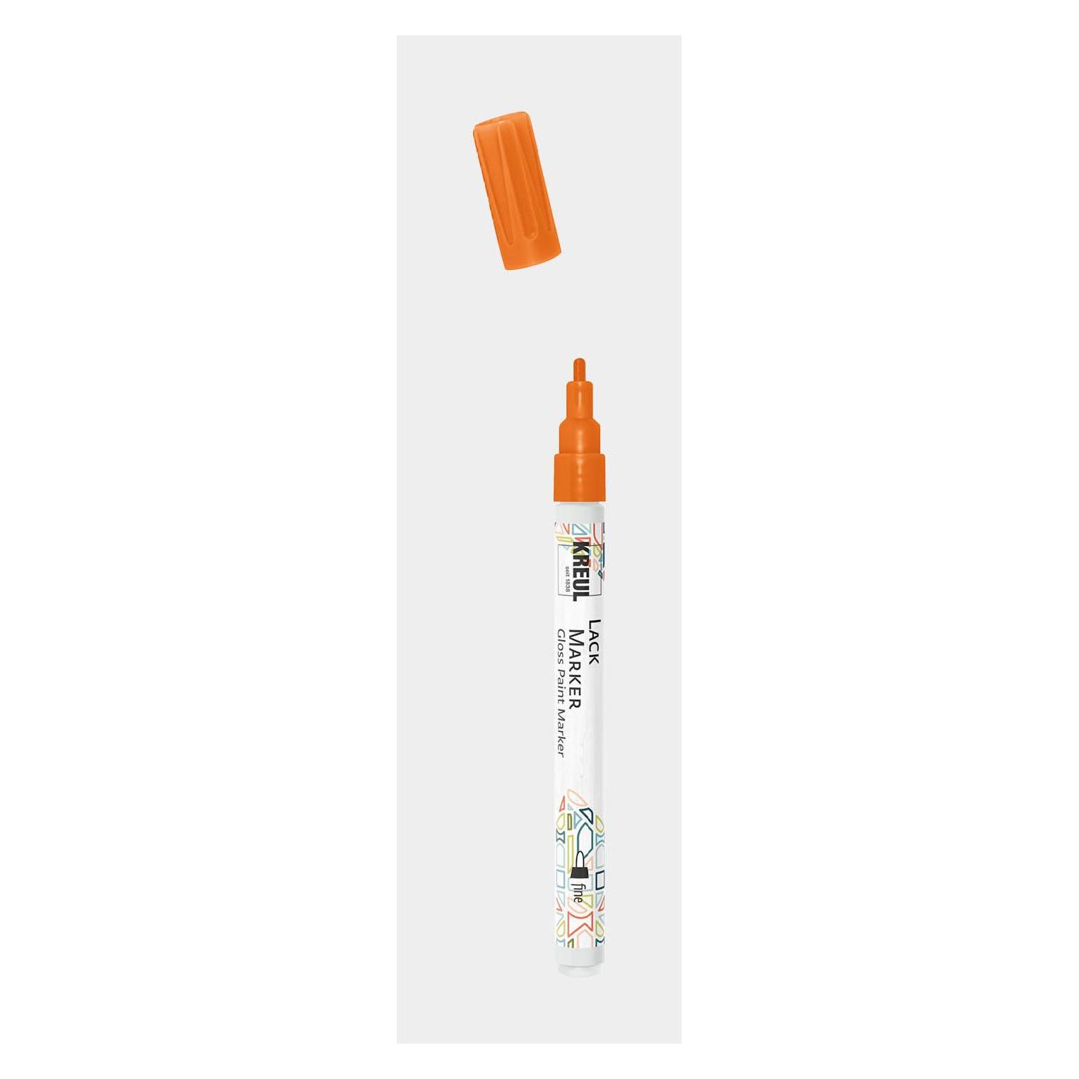 Kreul Lackmarker "Gloss Paint Marker", fine, orange (1x) (47209)