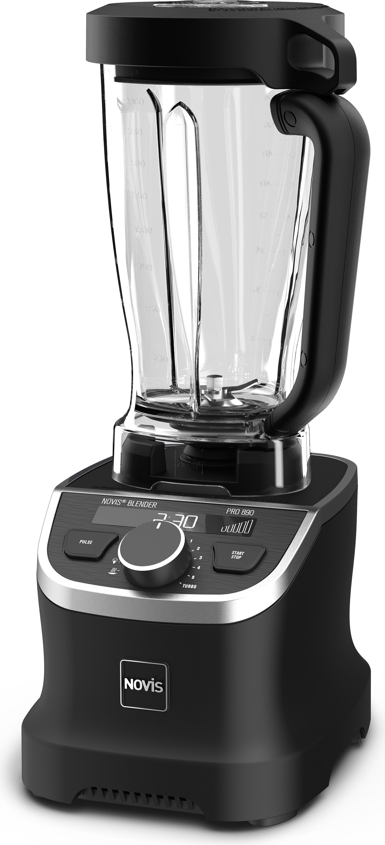 Novis Problender 880L Standmixer, Edelstahlgehäuse, 1400 Watt, 1,9 l Behälter, 8 Geschwindigkeiten