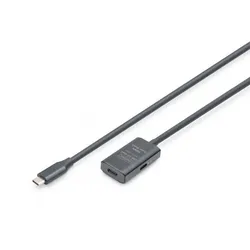 Digitus Aktives USB 3.2 Gen1 5G Verlängerungskabel, USB-C - USB-C, 5m