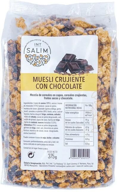 Int-Salim Muesli Crocante De Chocolate 375g