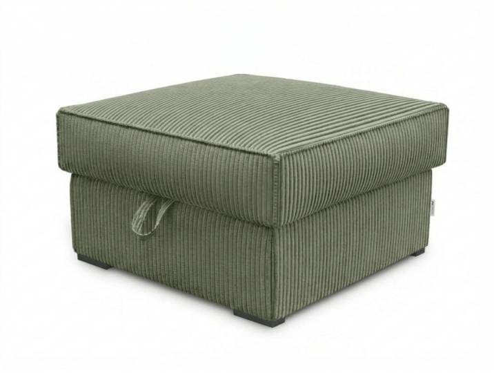 Hocker SMART COSARO mit Stauraum 65x65 cm, mint