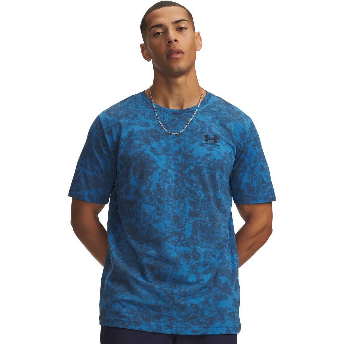 Under Armour M Icon SS Novelty blue black (430) XL 6013605-430-XL