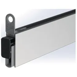 Ellen, Türdichtung, Türdichtung EllenMatic Soundproof Slim 1 stg.L.958mm B.10mm Silik.blk silber