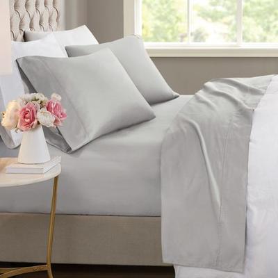 Jla Home/Bed Blissful Sheet Set, Queen, Gray