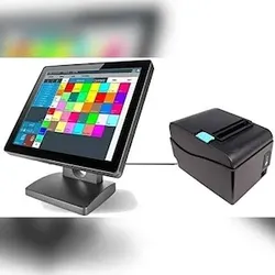 15" Kasse für EINZELHANDEL: 15" Terminal, Bondrucker, Blitzkasse Handel