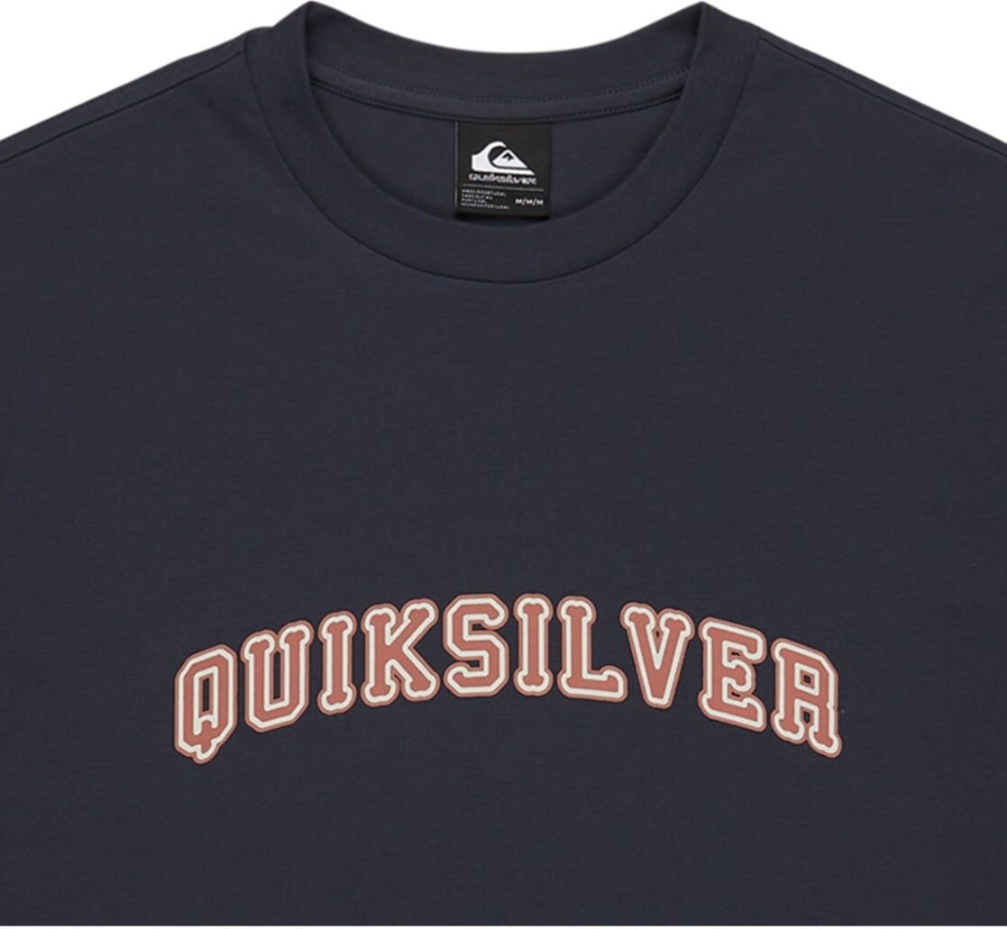 T-Shirt QUIKSILVER "Pto Fare Well", Herren, Gr. M, blau (schwarz navy), Obermaterial: 100% Baumwolle., Shirts T-Shirt schwarz navy M