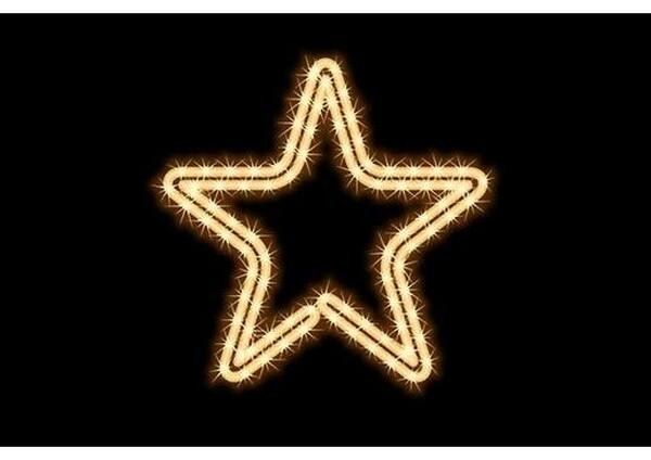 MK Illumination MK PENTOR 2D LED Kerstdecoratie Warm Wit 45 x 45 cm