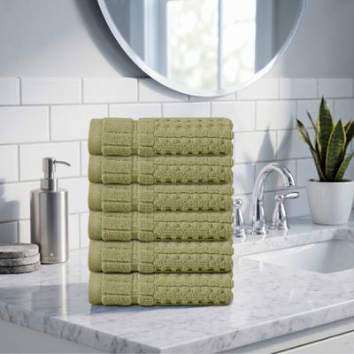 Home Weavers Inc Home Weavers Willow Collection 630GSM Cotton Zero Twist Super Absorbent Wash Cloth - 13x13