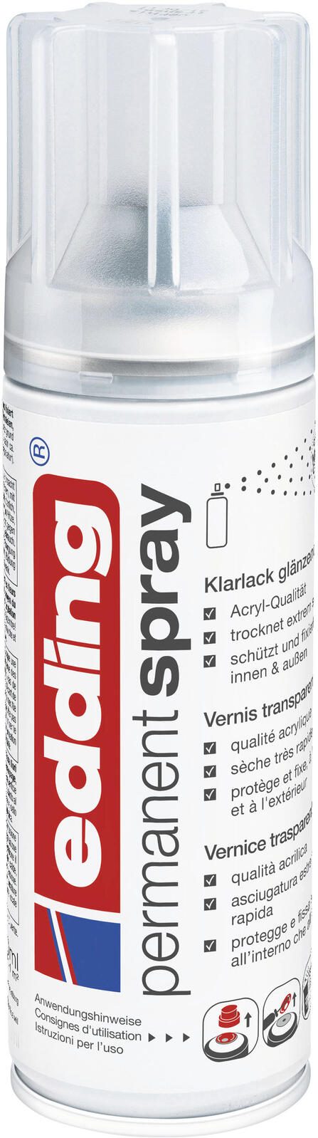 edding Sprühlack transparent glänzend 4-5200994
