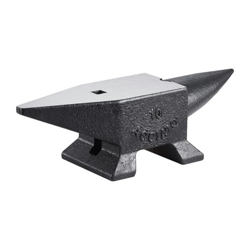 VEVOR Aambeeld van gegoten staal, zwart, 10 kg, Lengte: 35,3 cm