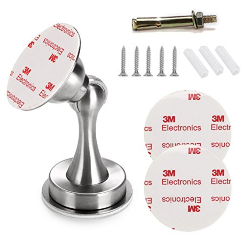 IGNPION Magnetische Deurstopper - RVS - Wand/Vloer Montage - Zilver