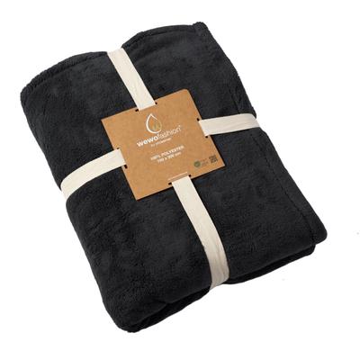 Wohndecke WEWO FASHION "9203", grau (anthrazit), B:150cm L:200cm, Polyester, Wohndecken, Wohndecke, besonders kuschelig
