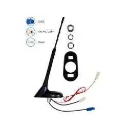 ATTB 3731.01 Kombiflex-Antenne aktiv - FM/DAB+/GPS GLONASS - nur 2 Kabel