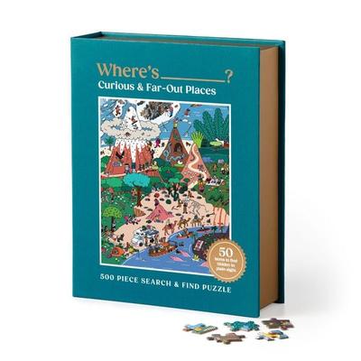 Where's ________? Curious and Far Out Places 500 Piece Search and Find Puzzle, von Galison, Abrams and Chronicle Books IWUK, 978-0-7353-8227-5