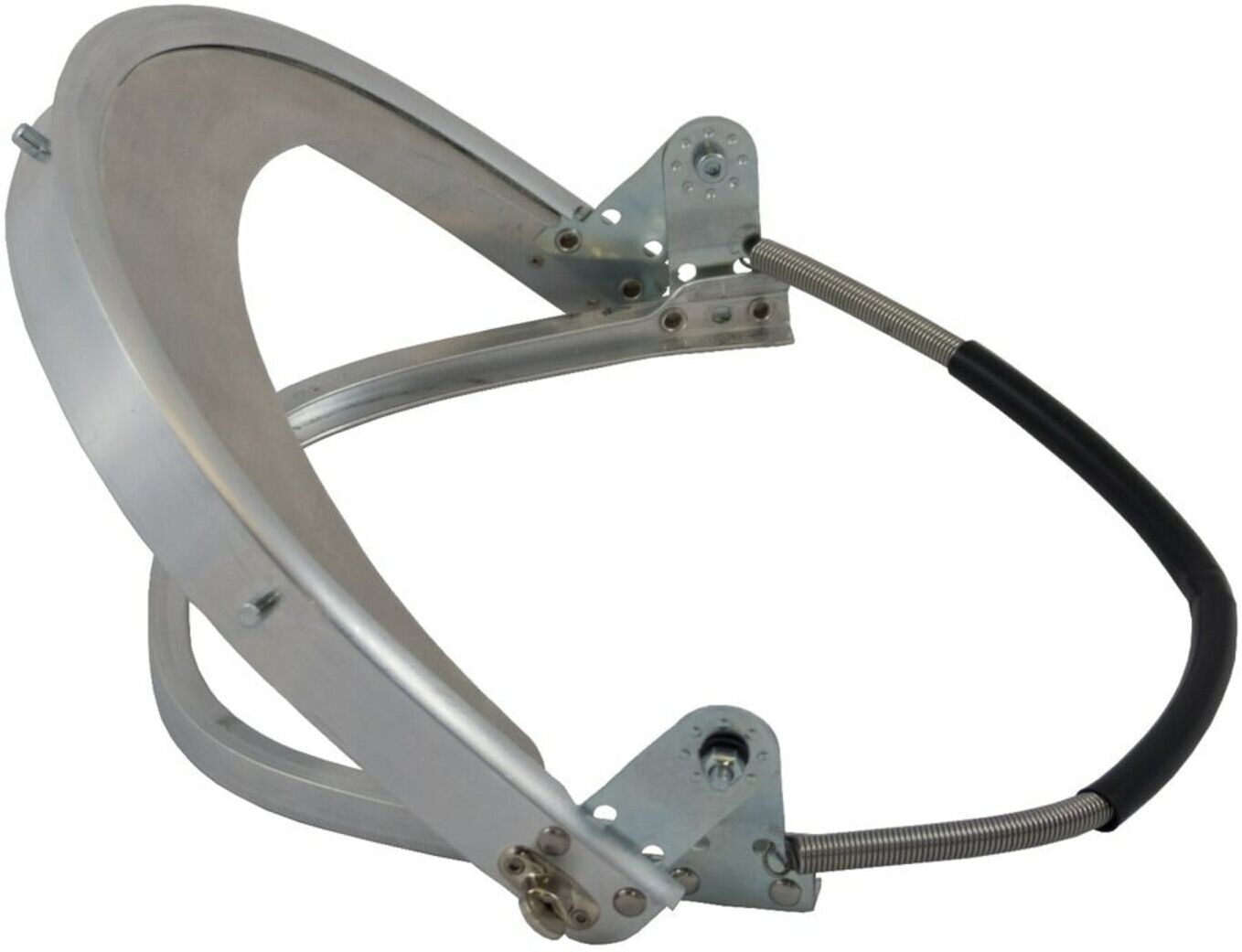 KGS-Helmhalterung Bef. an Industriehelmen m. integriertem KGS zur Aufn.von Schut ; Aschua-Uhlen (GFKHH003 KGS)