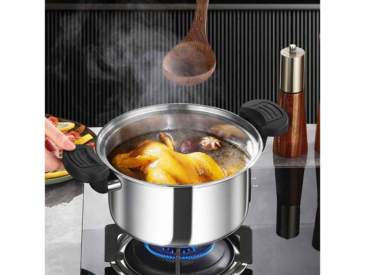 Autocuiseur Portable cuisson rapide ragoût Pot autocuiseur acier inoxydable cuisson rapide multifonctionnel accessoires de cuisine