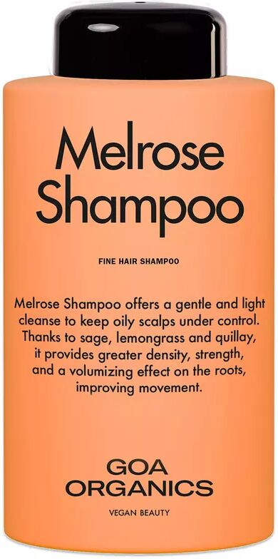 GOA ORGANICS - Melrose Shampoo - Shampoo für feines, tendenziell fettiges Haar, 300 ml, Fantasie