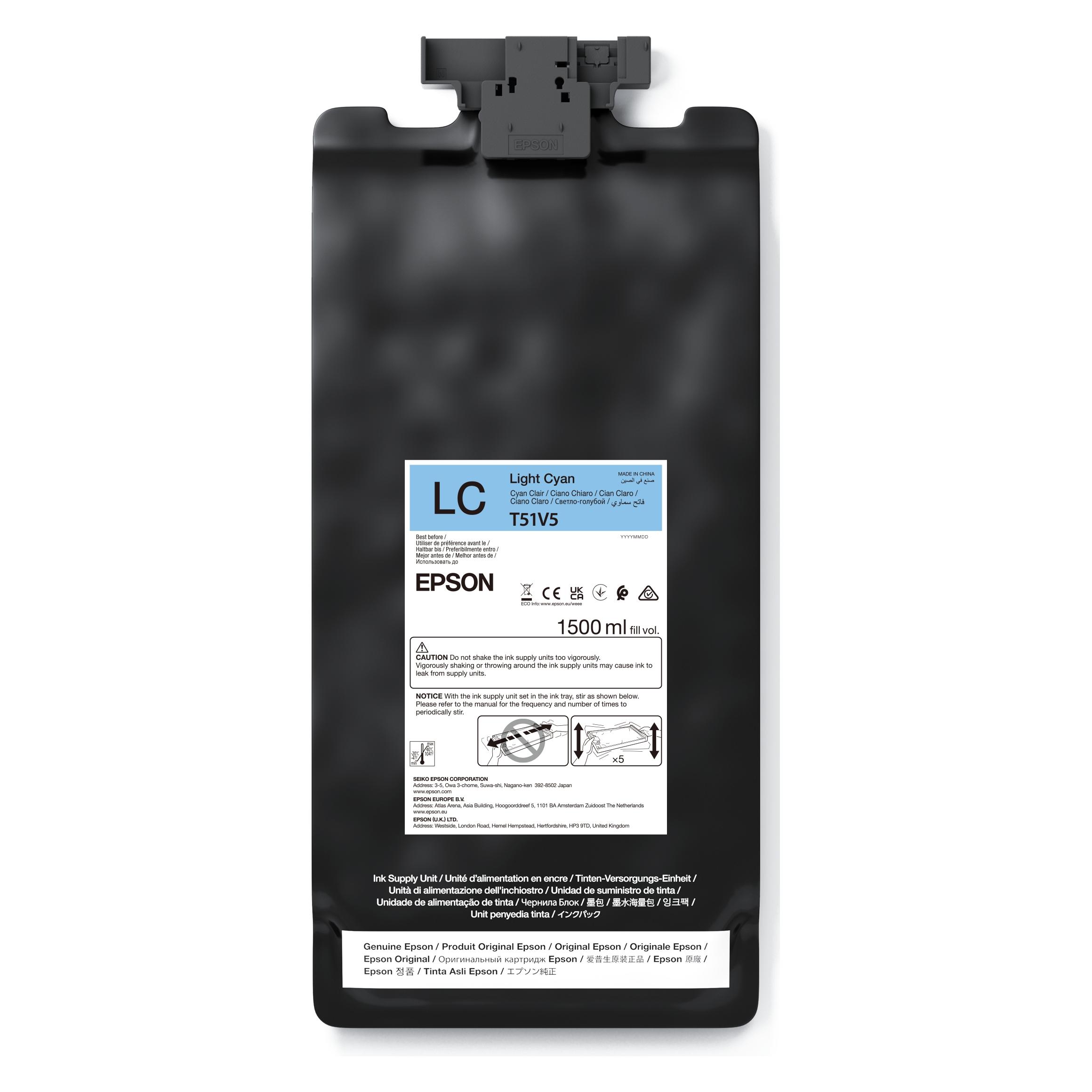Epson Drucker UltraChrome GS3 Light Cyan 1.5LT (LC) (C13T51V500)