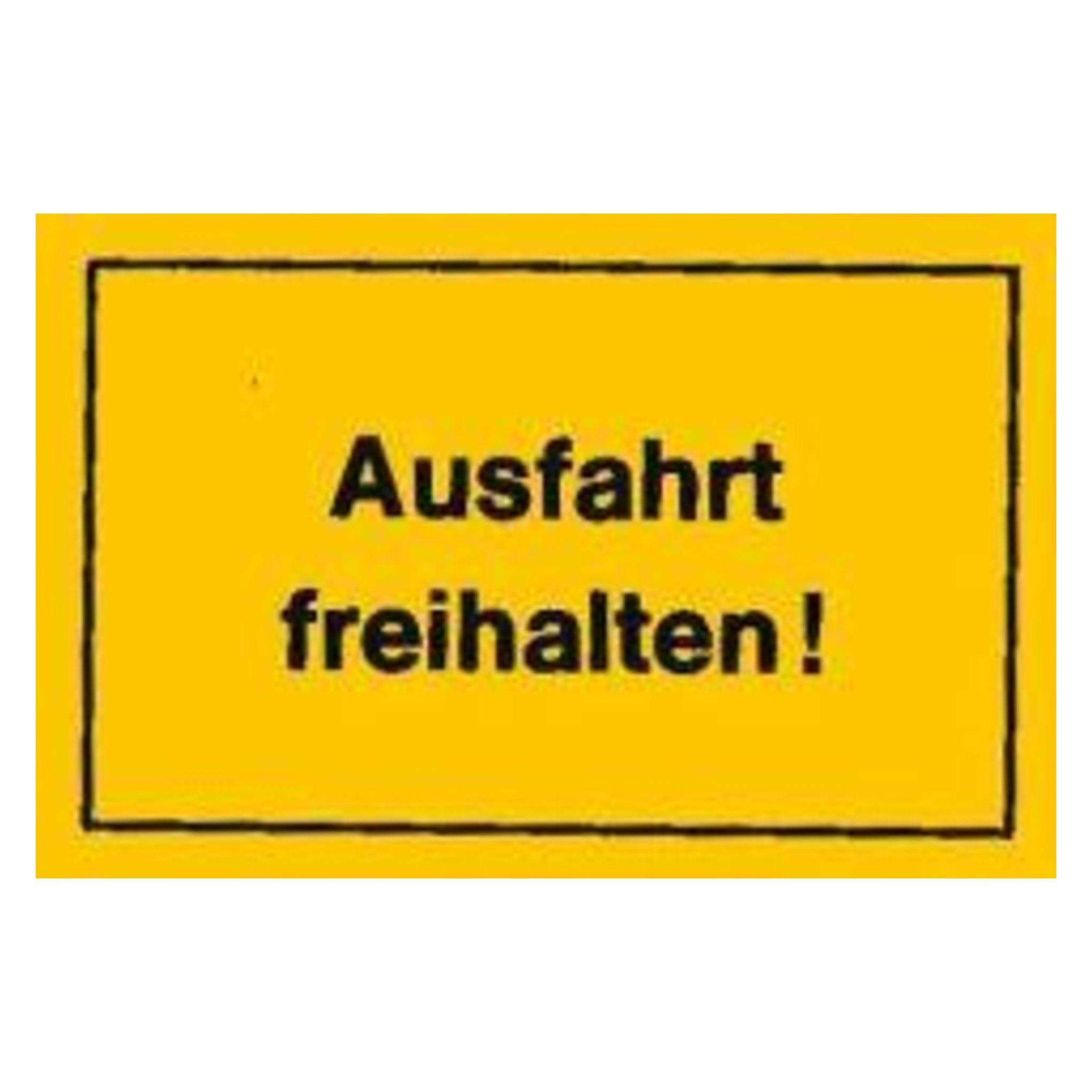 Magni Verbotsschilder Ausfahrt freihalten (4317784368124)