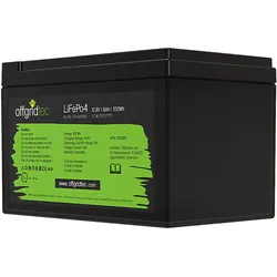 Offgridtec LiFePo4 Akku 12/8 12,8V 8Ah BMS integriert 102Wh - 0% MwSt. (gemäß§12 Abs.3 UstG**)