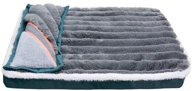 Inspire Daily Merch Washable Winter Dogs Sleeping Bed Fleece Pet Blanket Cat Puppy Mat Detachable Dog Mattress gray 75x50x6cm