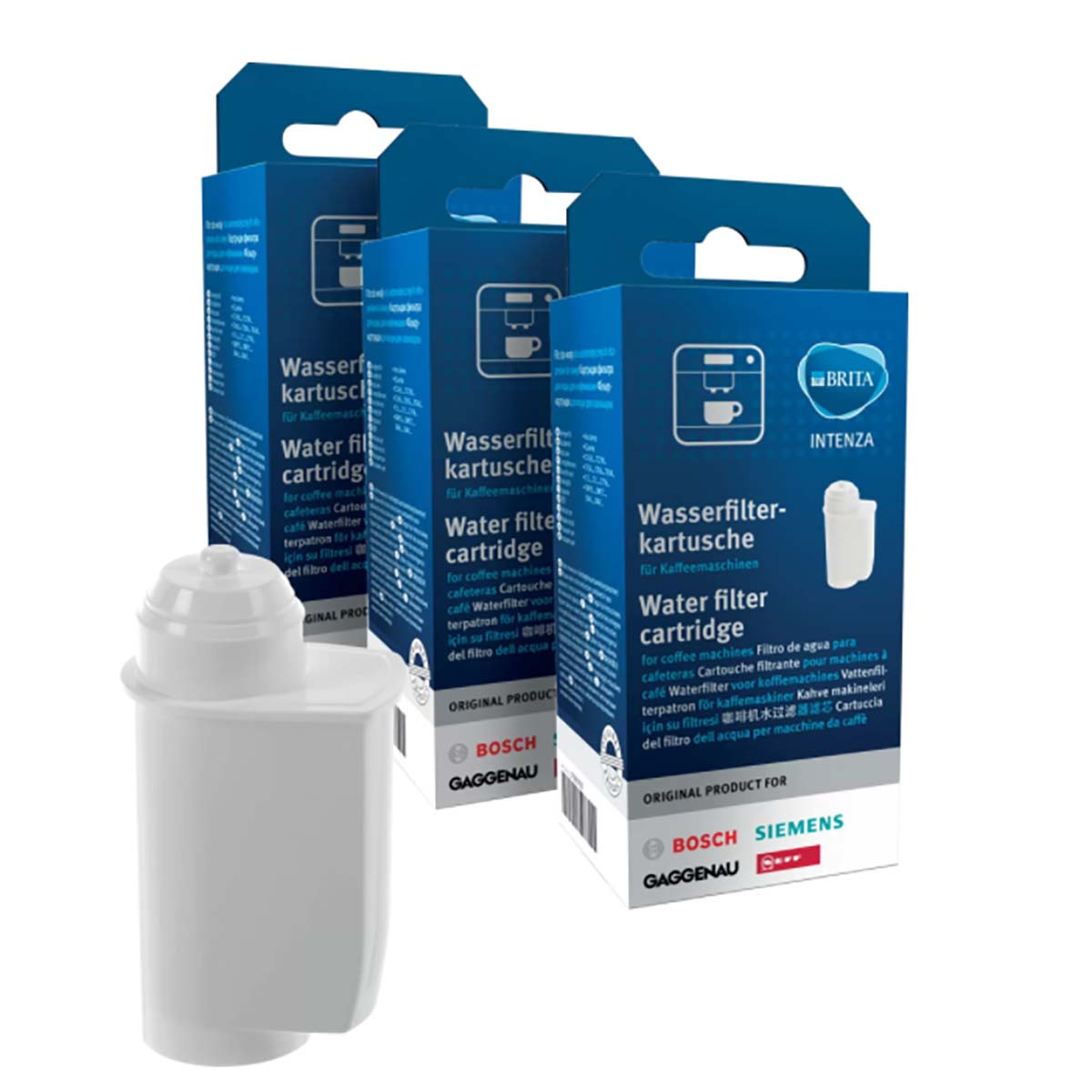 Bosch Brita Intenza waterfilter, 3 stuks
