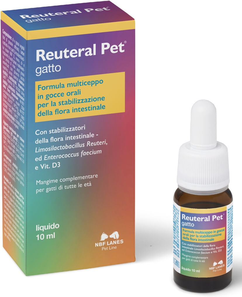 NBF LANES Reuteral Pet Gatto Gocce 10ML