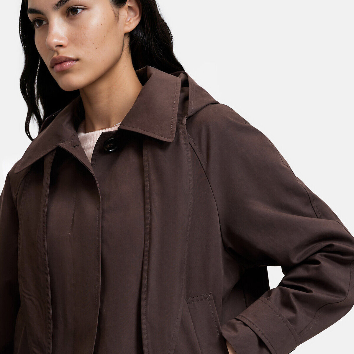 LA REDOUTE COLLECTIONS Trench court à capuche