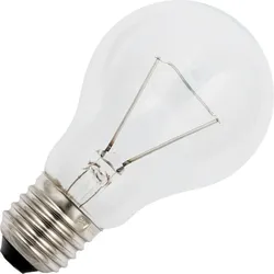 Glühbirne | Große Fassung E27 | Stehlampe | Klar | 60mm | 60W | 130V