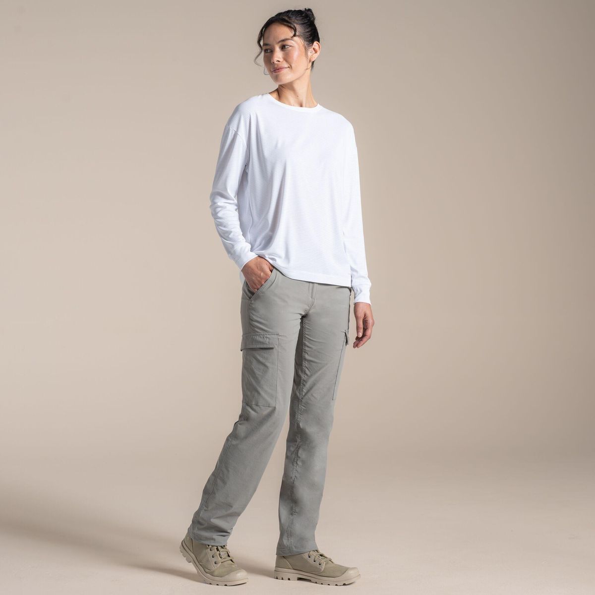 Craghoppers Nosilife Rif Stretch Cargo Trouser vert (VRT) 44 Regular CWJ1419 R VRT 16L