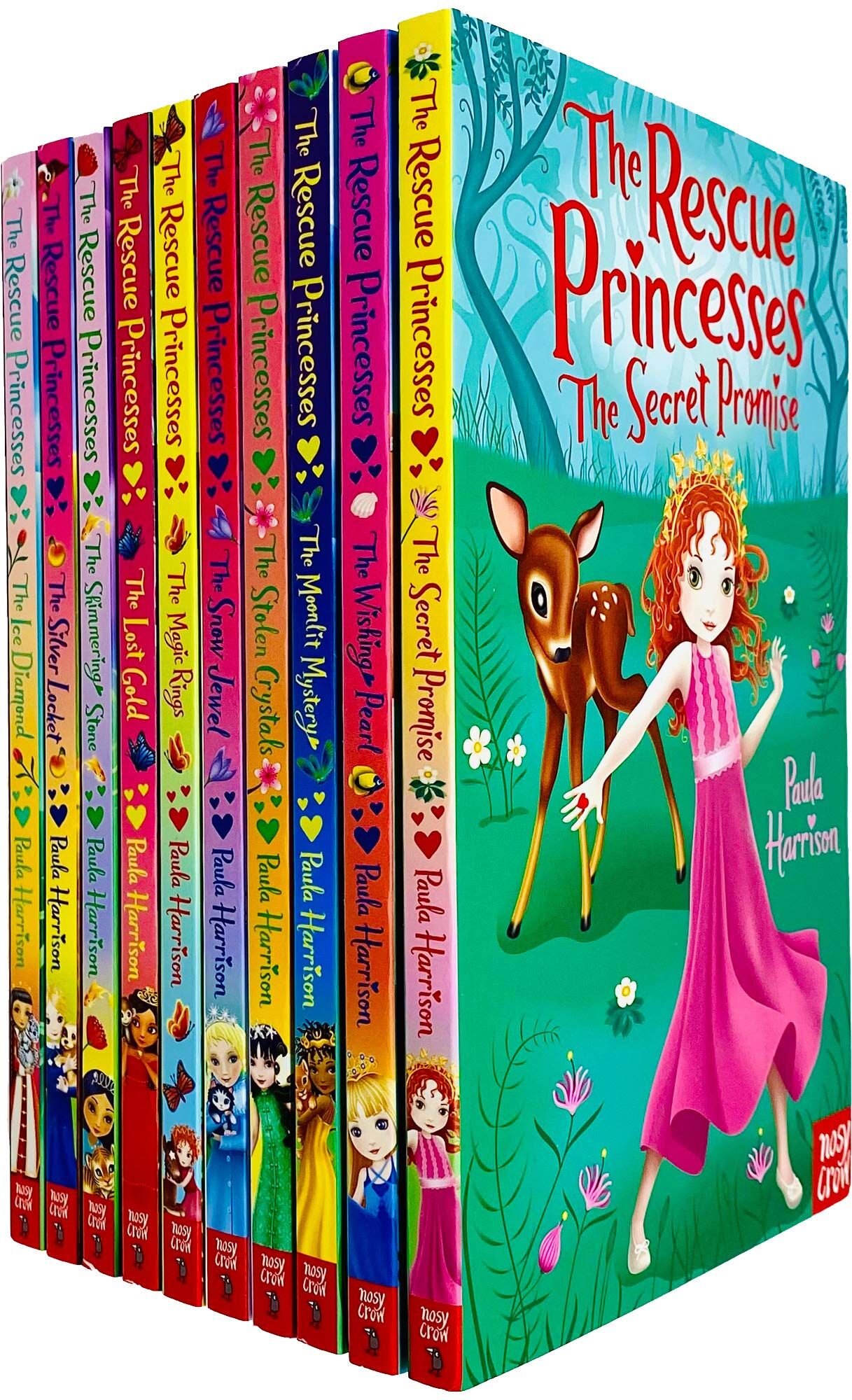 The Rescue Princesses Series Books 1-10 Collection Set by Paula Harrison, Paperback, Ages 7-9, 10 Complete Adventures, Nosy Crow