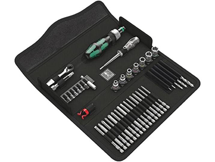 Wera 05135939001 Kraftform Compact H1 Hout, gereedschapsset, 41-delig, stuks