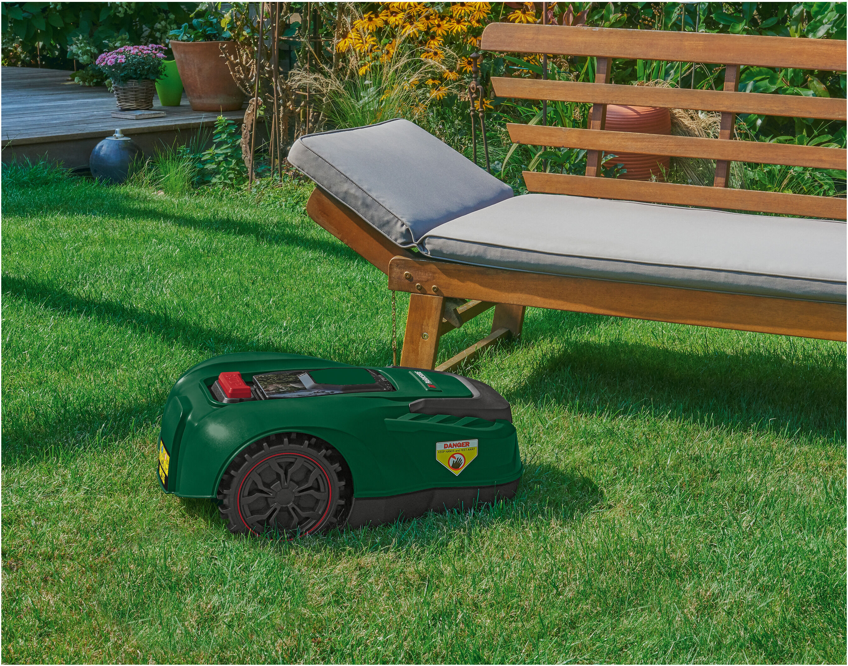 PARKSIDE® 20 V Mähroboter »Smart PAMRS 1000 A1«, mit Akku und Ladestation