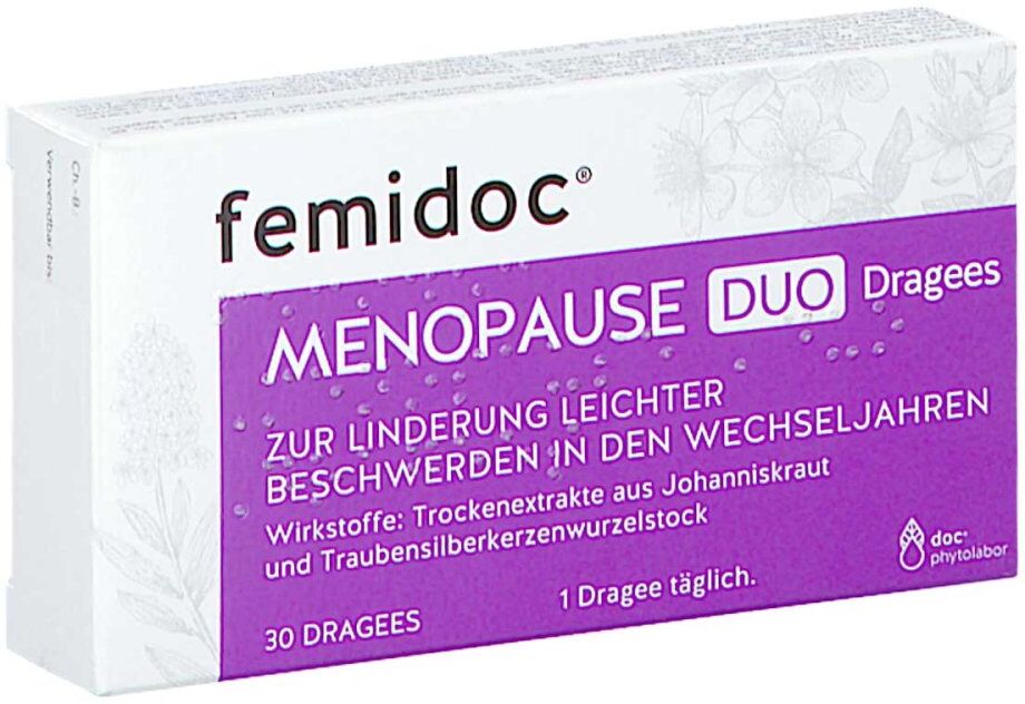 Femidoc Menopause Duo Dragees 30stk