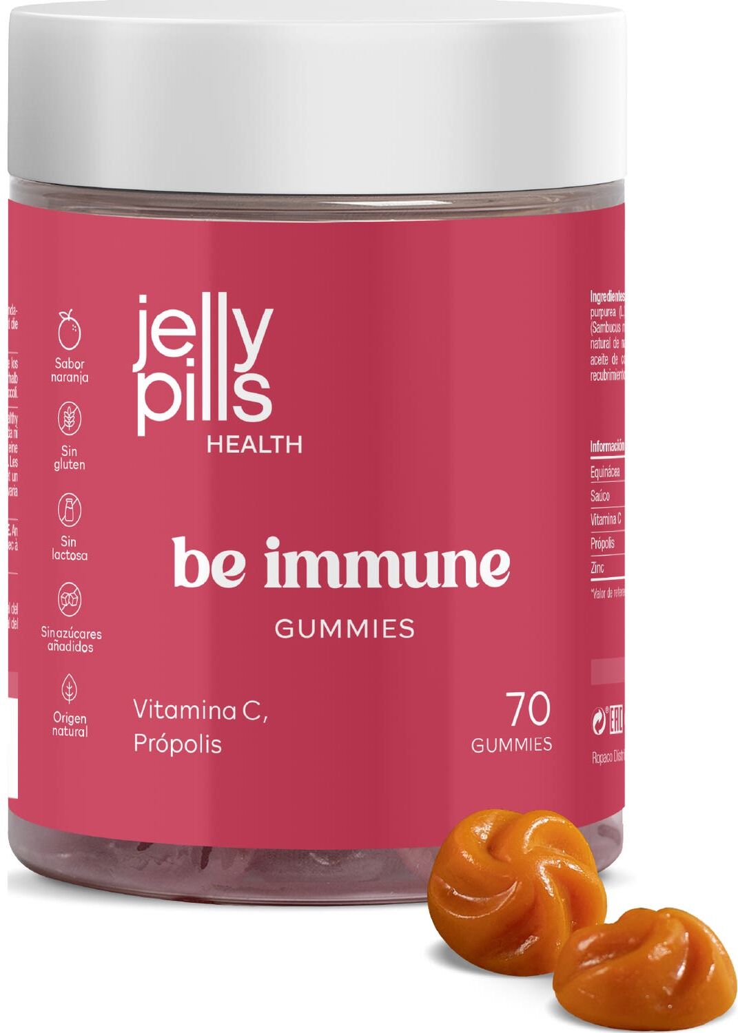 Jelly Pills ® Health Be Inmune Gummies 70 uds