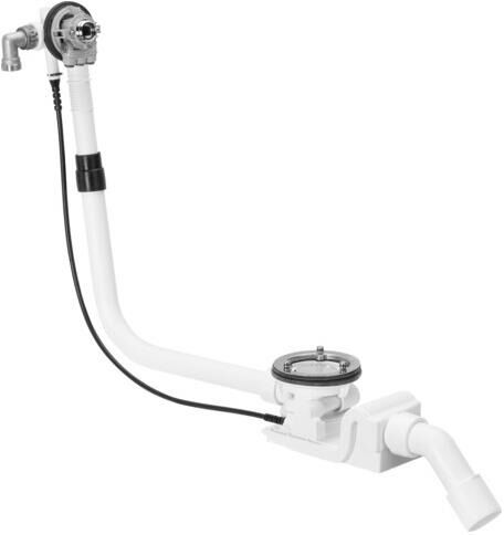 Raccord de vidange/trop-plein VitrA G491383, unité fonctionnelle avec entrée de baignoire