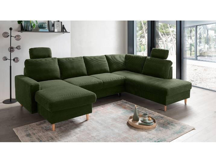 Wohnlandschaft U-Form Cord