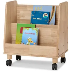 Tchibo - Kinderbücherregal auf Rollen - 50x30x55,6cm - schwarz -