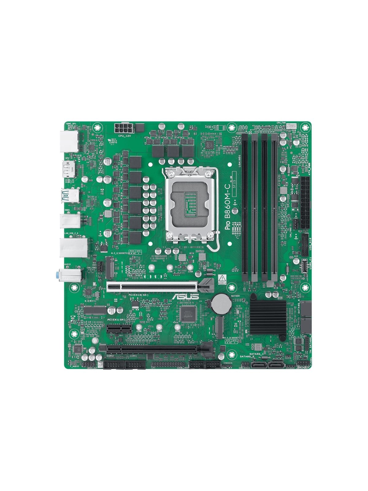 ASUS PRO B860M-C-CSM Mainboard - Intel B860 - Intel LGA1851 - DDR5 RAM - Micro-ATX