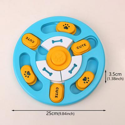 Happy Pet Pantry Smart Paws Interactive Slow Feeder Puzzle Toy For Dogs & Cats green Yellow
