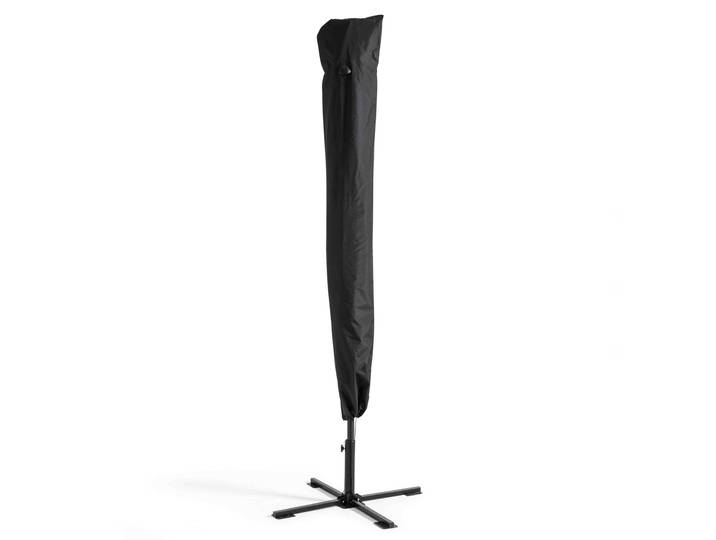 Oviala - Housse de parasol droit 210 cm noir