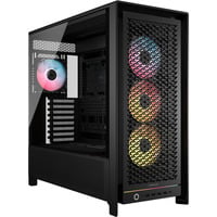 FRAME 5000D RS ARGB , Tower-Gehäuse schwarz, Tempered Glass