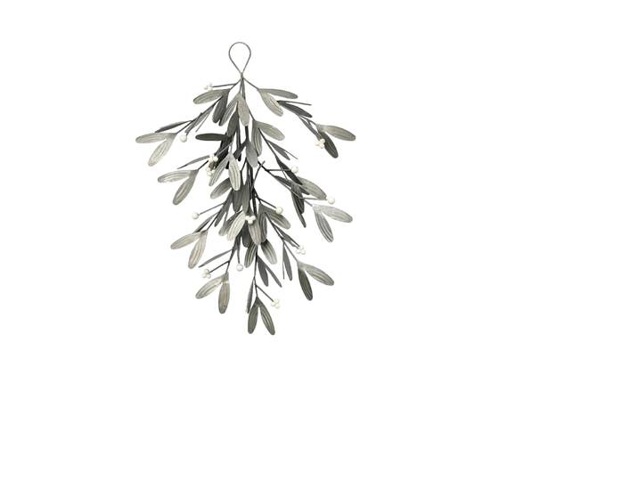Lene Bjerre Suspension décorative Mistlia Gris, 20x27 cm