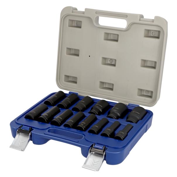 Irimo 1/2" Kraftsteckschlüssel-Einsätze Satz, 14-teilig, Kunststoffbox (1/2") (40283205)