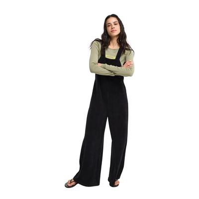 Overall ROXY "Best Daze", Damen, Gr. M, US-Größen, anthrazit, Obermaterial: 68% Baumwolle, 30% Polyester, 2% Elasthan., Overalls Overall