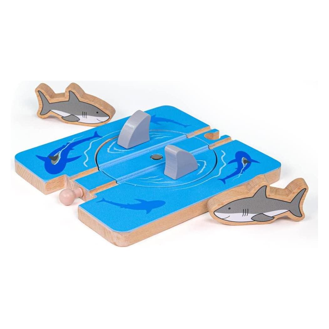 Bigjigs Rail Whirlpool mit Haien / ab 3 Jahren (BJT176)