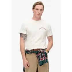 Superdry für Herren. M1012012A Weißes Tattoo-T-Shirt (XL), Lässig, Baumwolle, Kurzarm