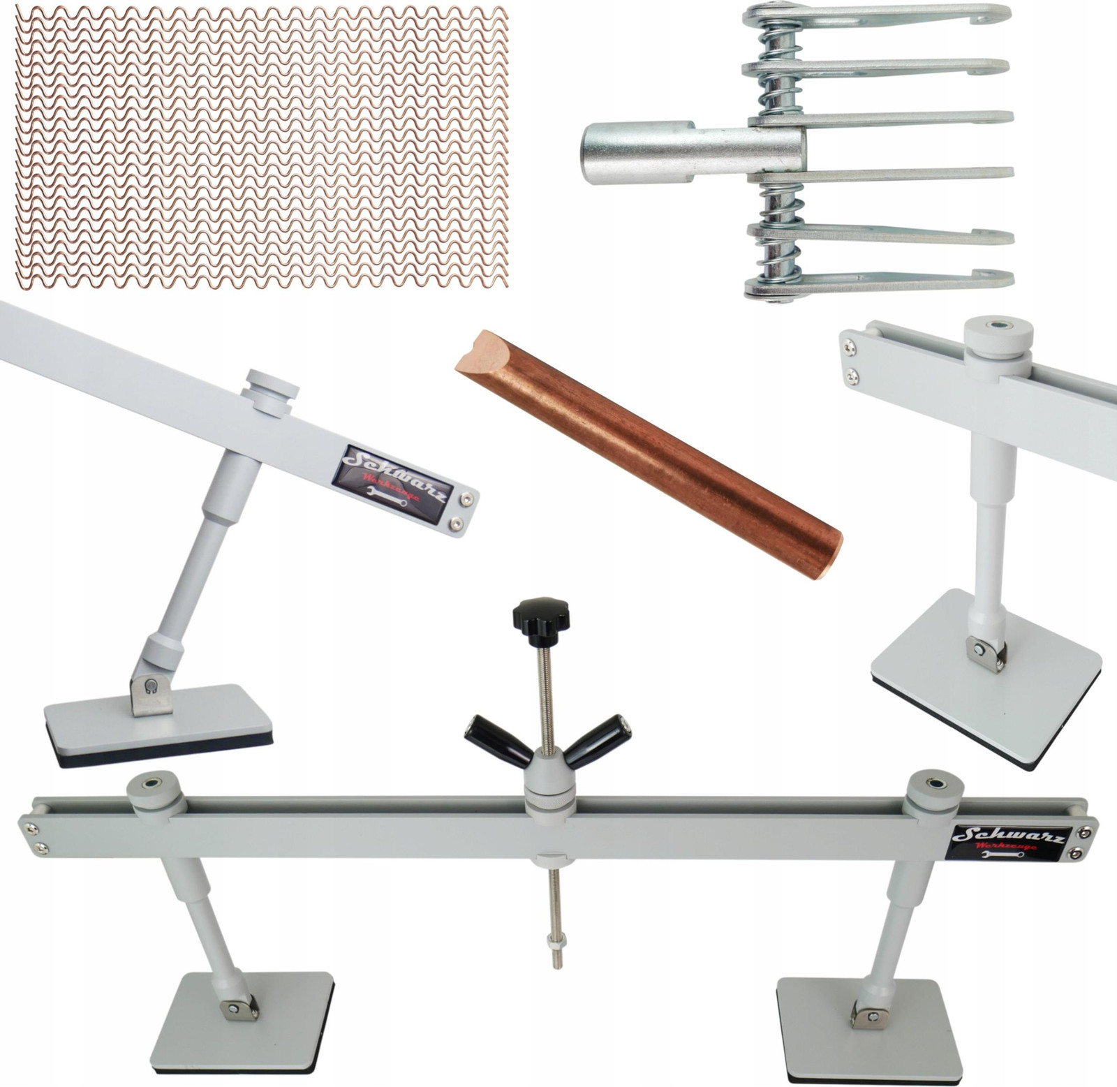 Schwarz Werkzeuge Panelzaagmachine 850 mm met accessoires, aluminium