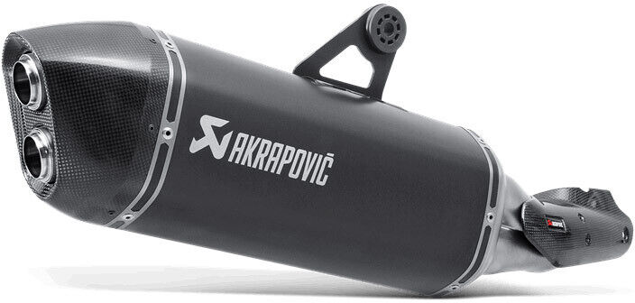 Terminale Akrapovic Slip One S-B12SO10-HAABL CE Titanio Nero taglia un