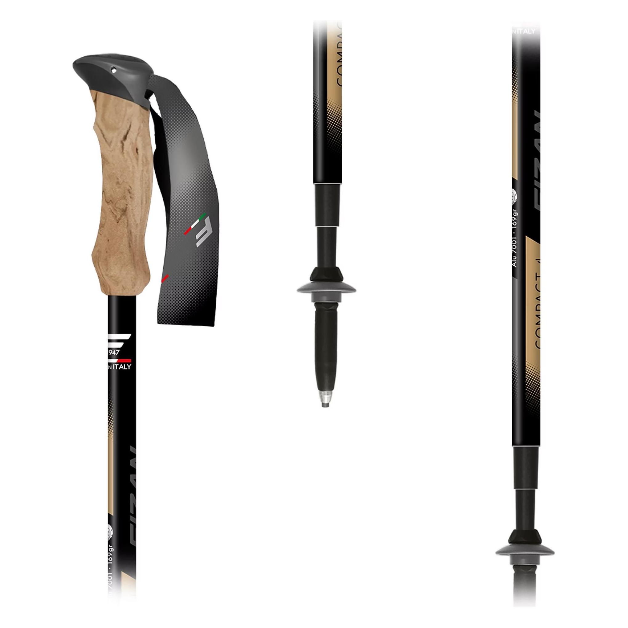 Fizan Compact 4 Tech - Trekkingstöcke (100-478)